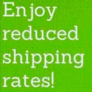Reduced shipping on all items!😁